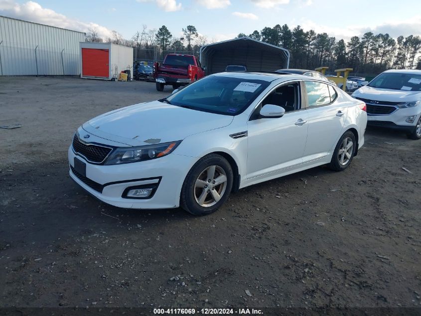 VIN 5XXGM4A75FG383236 2015 KIA Optima, LX no.2