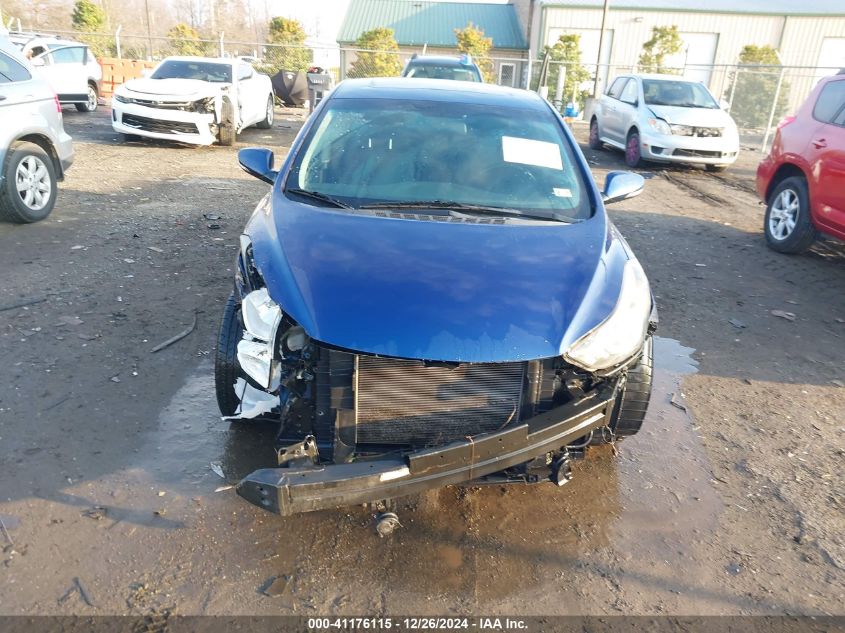 2016 HYUNDAI ELANTRA VIN: 5NPDH4AEXGH729664