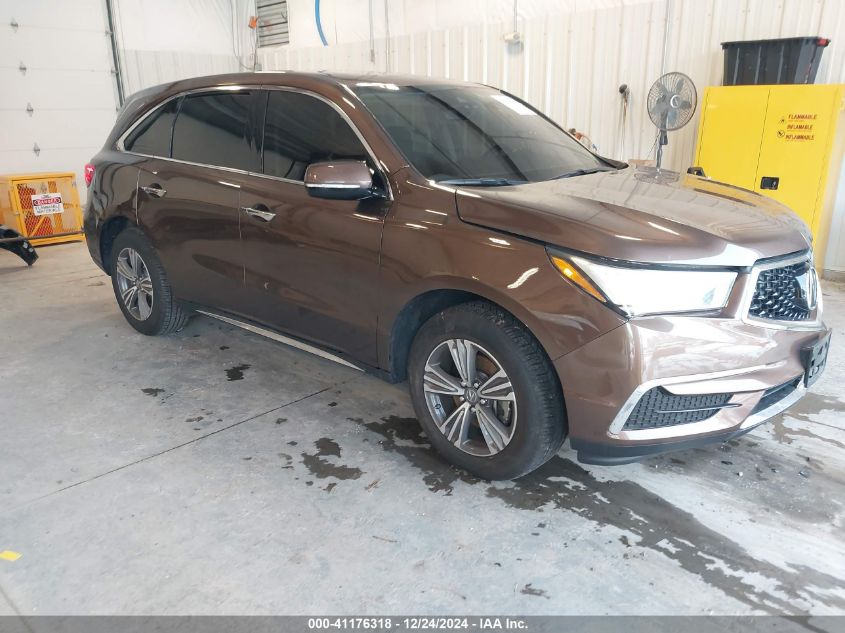 VIN 5J8YD4H37KL002098 2019 Acura MDX, Standard no.1