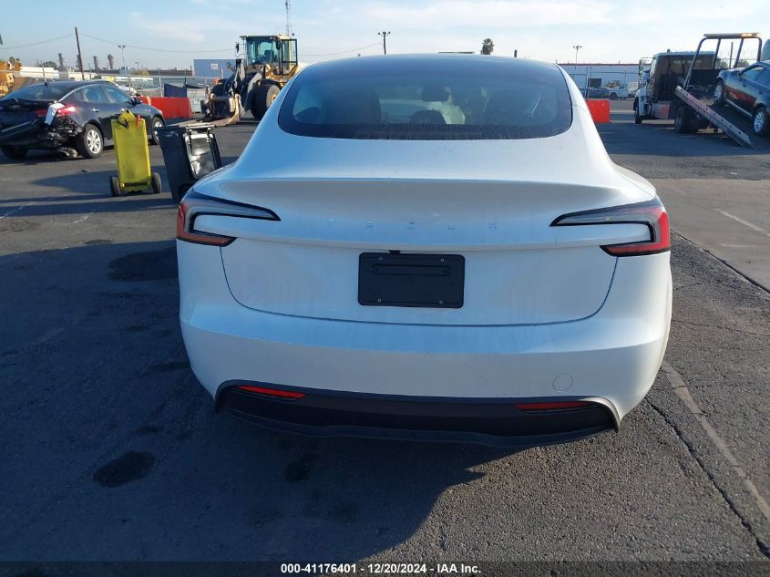 2024 TESLA MODEL 3 LONG RANGE DUAL MOTOR ALL-WHEEL DRIVE/REAR-WHEEL DRIVE - 5YJ3E1EA0RF826237