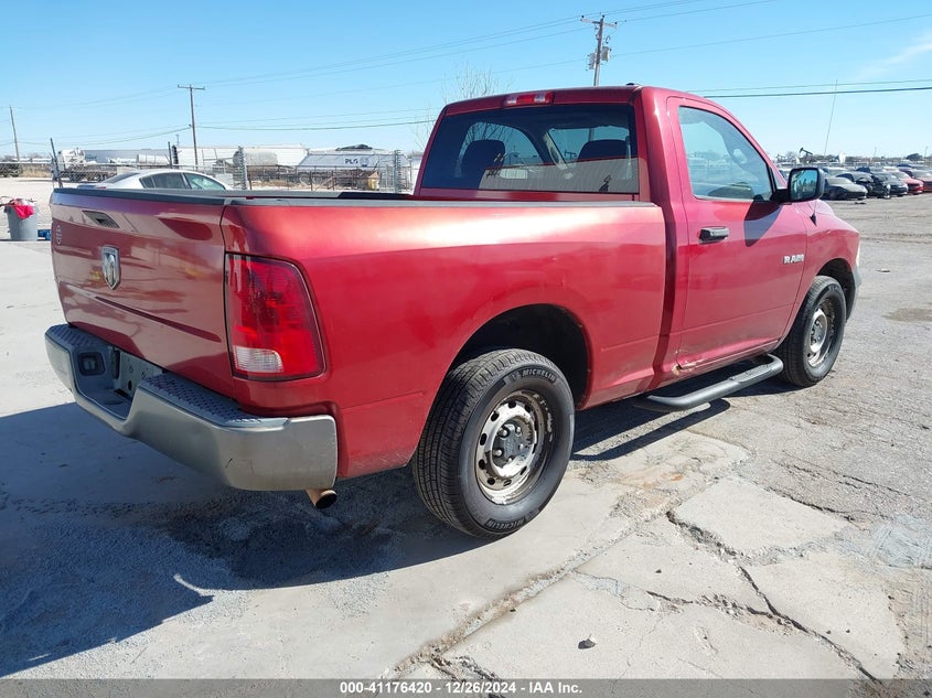 2010 DODGE RAM 1500 VIN: 3D7JB1EK1AG104871