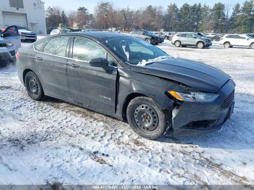 VIN 3FA6P0LU4JR132643 2018 Ford Fusion, Hybrid SE no.1