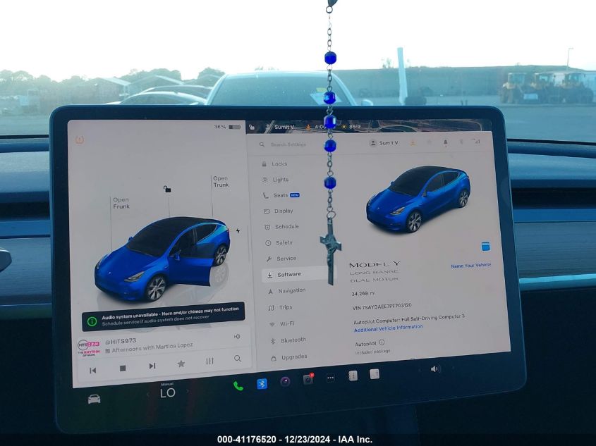 VIN 7SAYGAEE7PF703120 2023 Tesla Model Y, Awd/Long... no.7