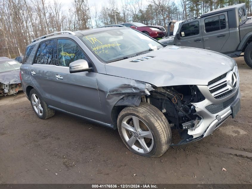 2016 Mercedes-Benz GLE 350, 4...