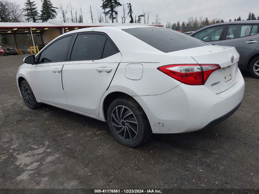 VIN 2T1BURHE5EC114218 2014 Toyota Corolla, LE no.3