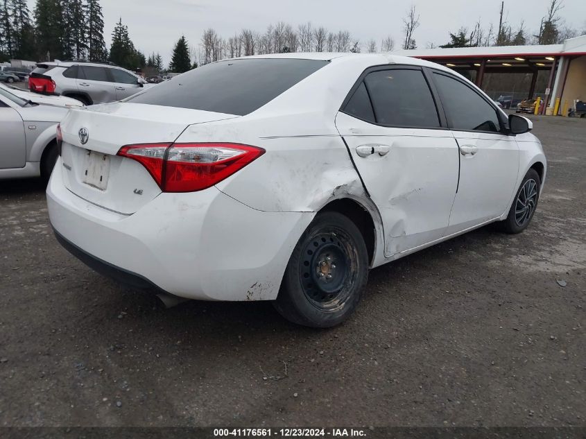 VIN 2T1BURHE5EC114218 2014 Toyota Corolla, LE no.4