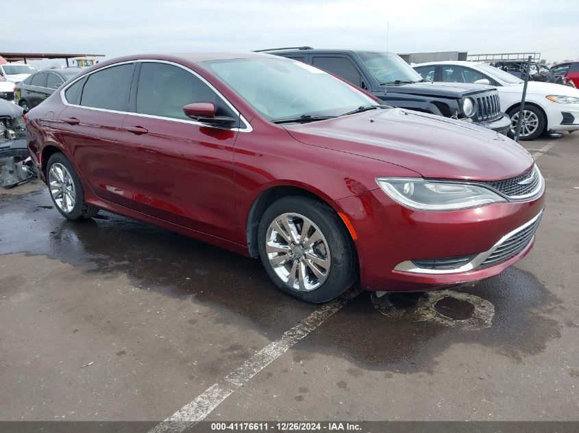 VIN 1C3CCCABXGN145652 2016 Chrysler 200, Limited no.1