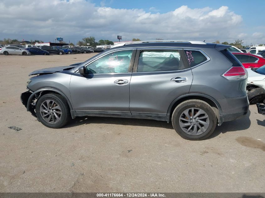 2016 Nissan Rogue Sl VIN: 5N1AT2MV7GC785456 Lot: 41176664