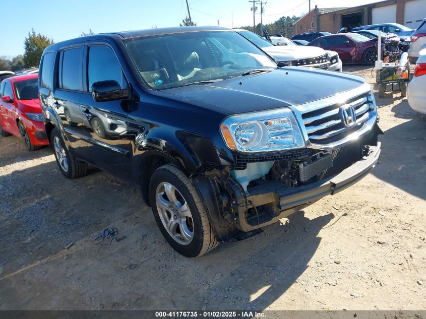 VIN 5FNYF4H67DB011165 2013 Honda Pilot, Ex-L no.1