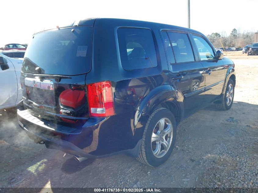 VIN 5FNYF4H67DB011165 2013 Honda Pilot, Ex-L no.4