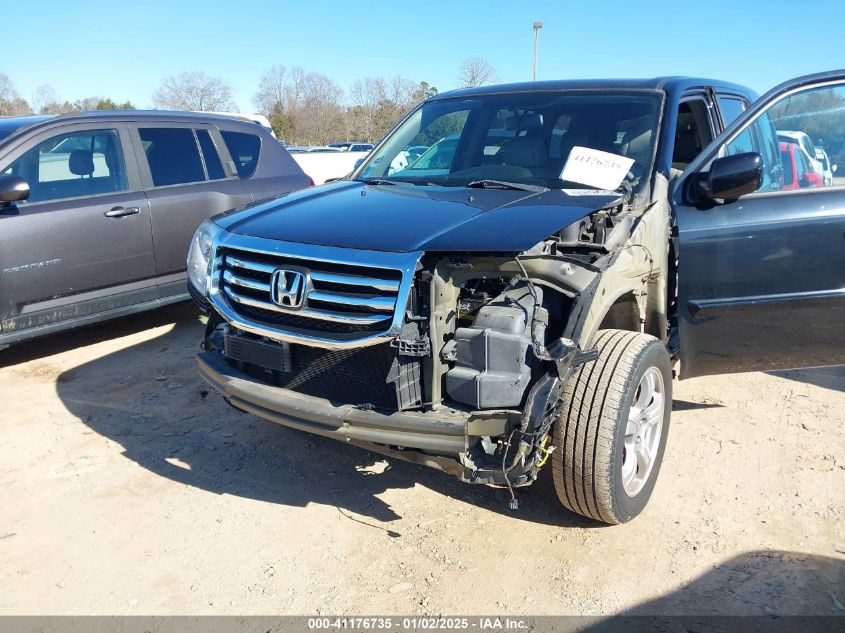 VIN 5FNYF4H67DB011165 2013 Honda Pilot, Ex-L no.6