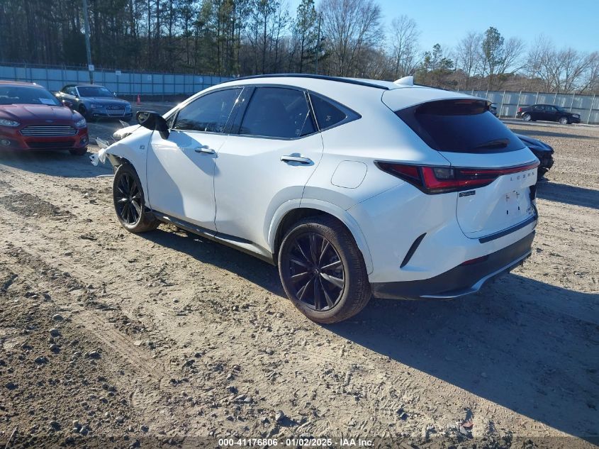 VIN JTJKGCEZ8N2002519 2022 LEXUS NX 350 no.3