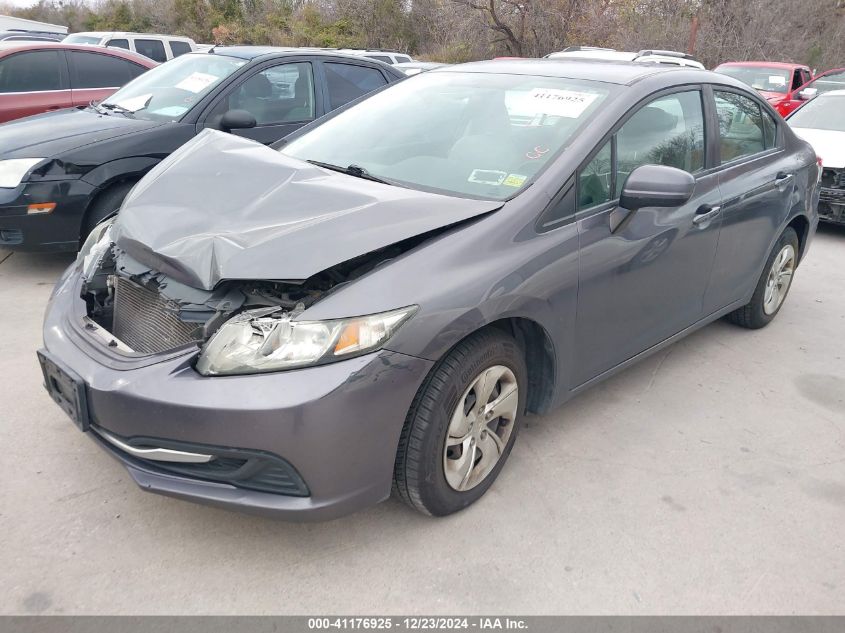 VIN 2HGFB2F55EH541956 2014 HONDA CIVIC no.2