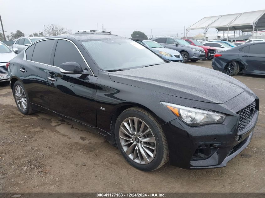 VIN JN1EV7AR4JM443312 2018 INFINITI Q50 no.1