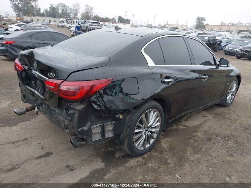 VIN JN1EV7AR4JM443312 2018 INFINITI Q50 no.4