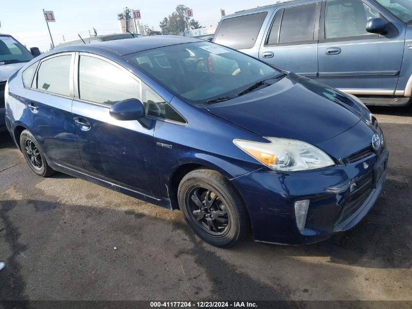 2013 TOYOTA PRIUS VIN: JTDKN3DU3D1733667