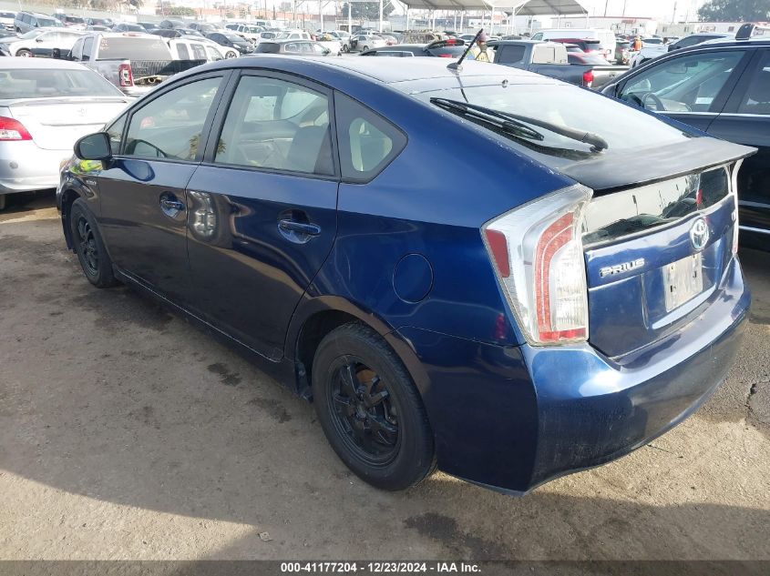 VIN JTDKN3DU3D1733667 2013 TOYOTA PRIUS no.3