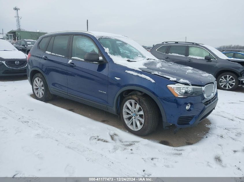 VIN 5UXWX9C53H0T09778 2017 BMW X3, Xdrive28I no.1