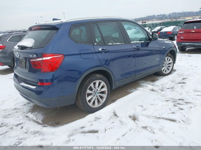 VIN 5UXWX9C53H0T09778 2017 BMW X3, Xdrive28I no.4