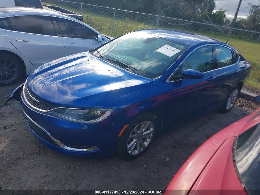 VIN 1C3CCCAB2FN716856 2015 Chrysler 200, Limited no.2