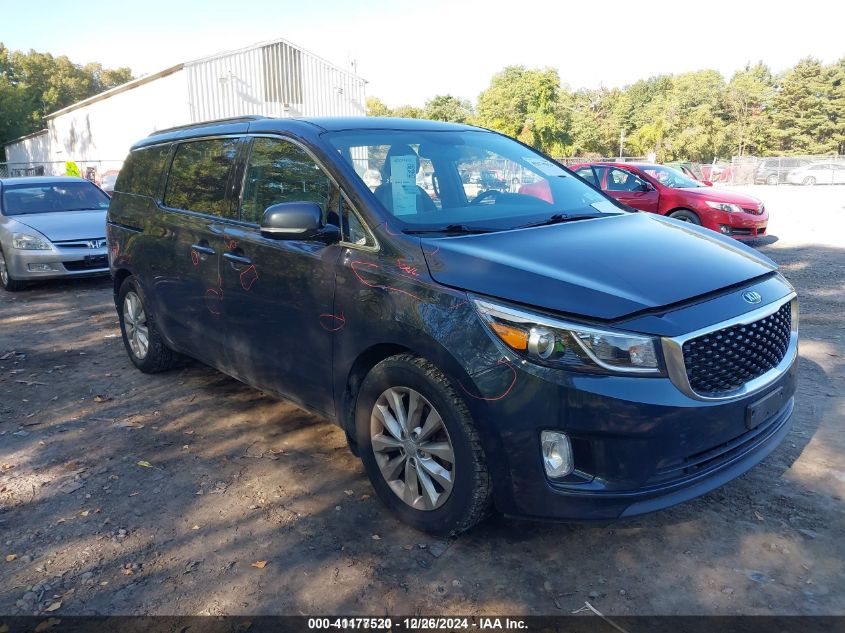 VIN KNDMC5C1XG6108224 2016 KIA Sedona, EX no.1