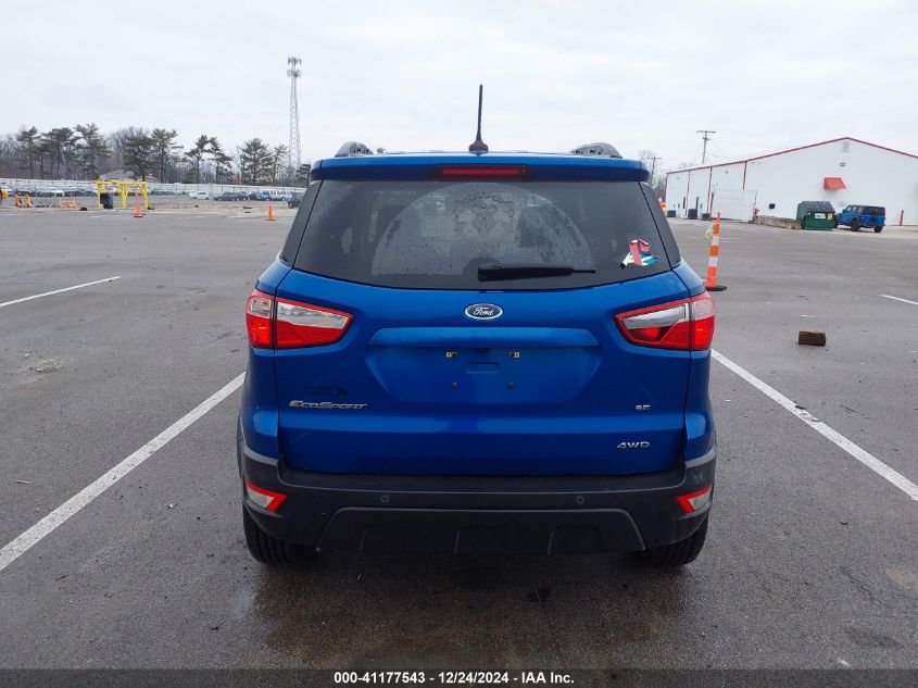 2018 Ford Ecosport Se VIN: MAJ6P1ULXJC242834 Lot: 41177543