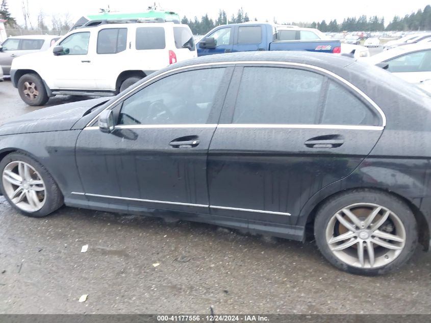 VIN WDDGF8AB1DR267795 2013 MERCEDES-BENZ C 300 no.14