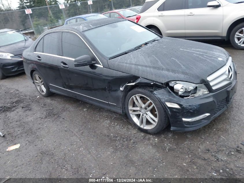 VIN WDDGF8AB1DR267795 2013 MERCEDES-BENZ C 300 no.1