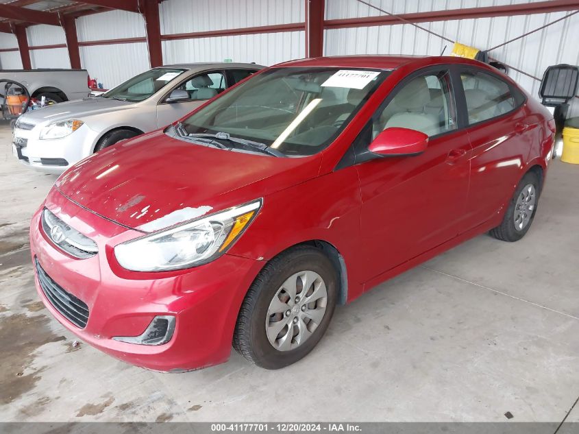 VIN KMHCT4AE0HU382813 2017 Hyundai Accent, SE no.2