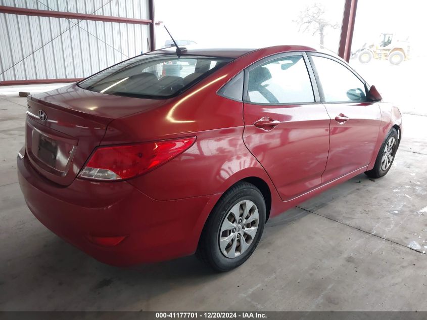 VIN KMHCT4AE0HU382813 2017 Hyundai Accent, SE no.4