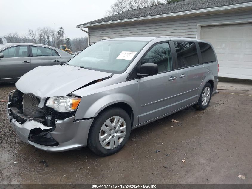 VIN 2C4RDGBG9HR555528 2017 Dodge Grand Caravan, SE no.2