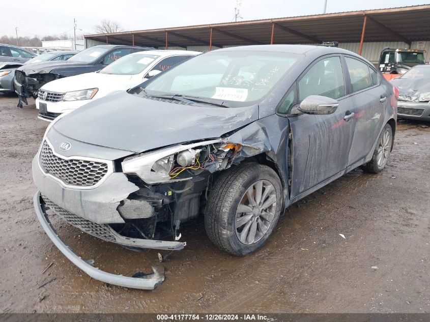 VIN KNAFX4A66G5455252 2016 KIA Forte, LX no.2