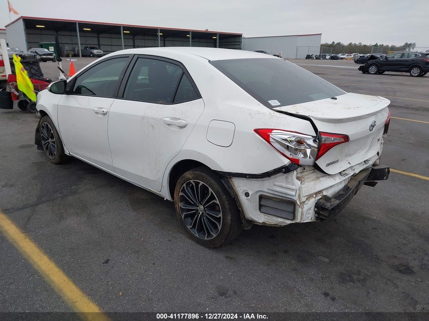 2016 TOYOTA COROLLA VIN: 5YFBURHE9GP494599