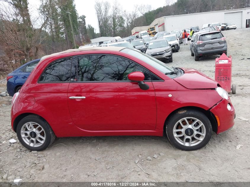 2015 Fiat 500C Pop VIN: 3C3CFFDR0FT685673 Lot: 41178016