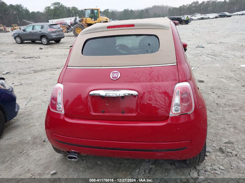 2015 Fiat 500C Pop VIN: 3C3CFFDR0FT685673 Lot: 41178016