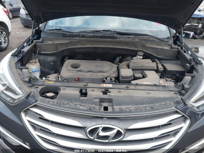 VIN 5XYZU3LB7HG383970 2017 Hyundai Santa Fe, Sport... no.10