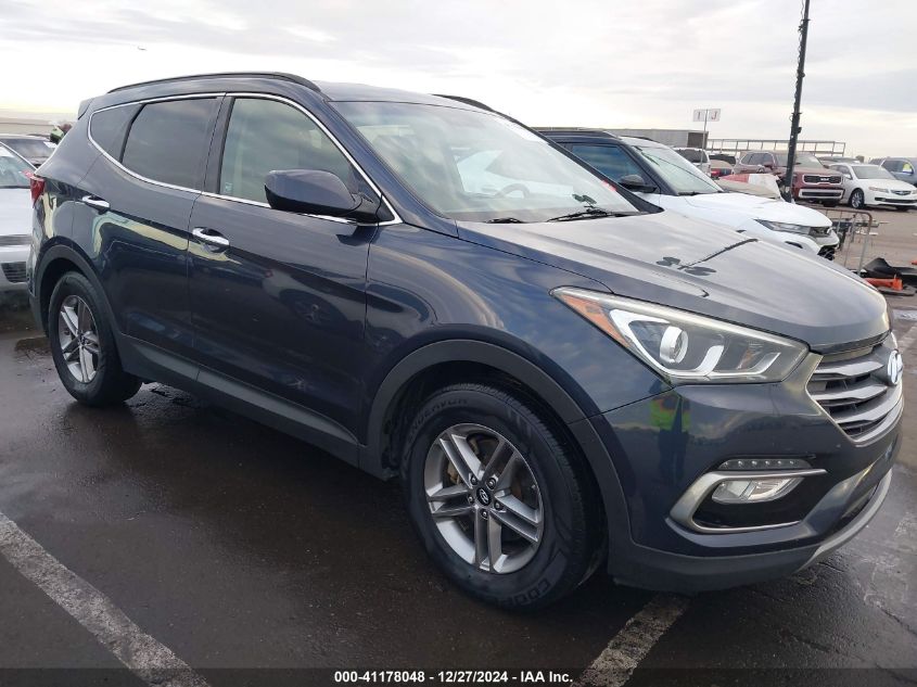 VIN 5XYZU3LB7HG383970 2017 Hyundai Santa Fe, Sport... no.1