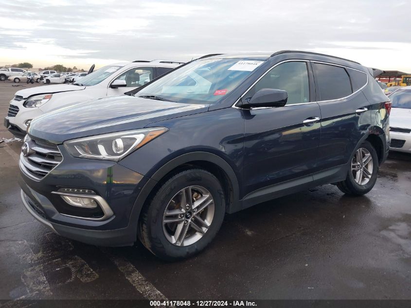 VIN 5XYZU3LB7HG383970 2017 Hyundai Santa Fe, Sport... no.2