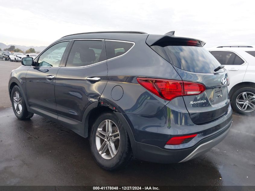 VIN 5XYZU3LB7HG383970 2017 Hyundai Santa Fe, Sport... no.6