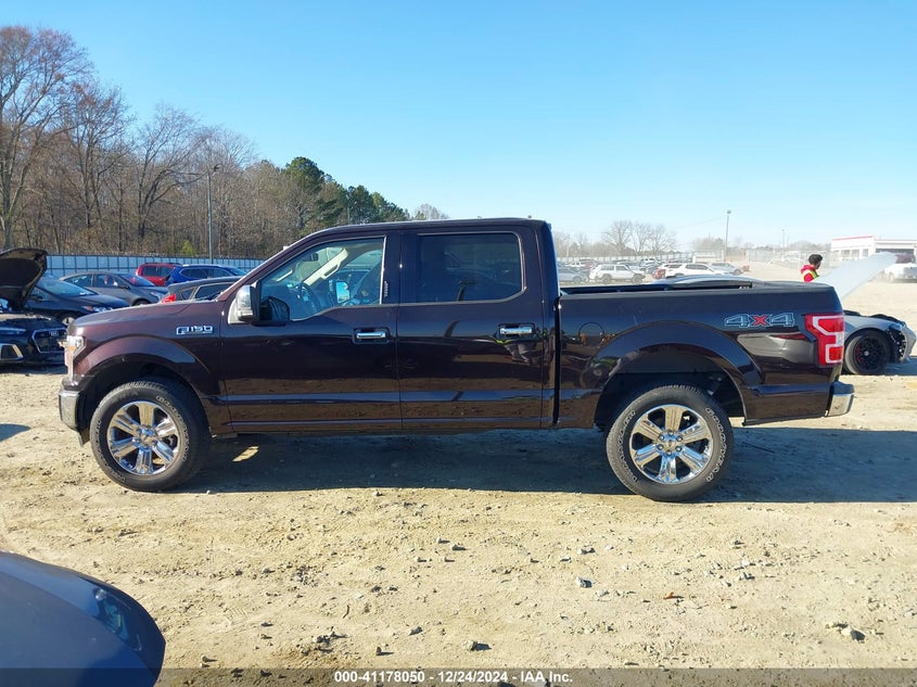 2018 FORD F-150 VIN: 1FTEW1E50JFA87542