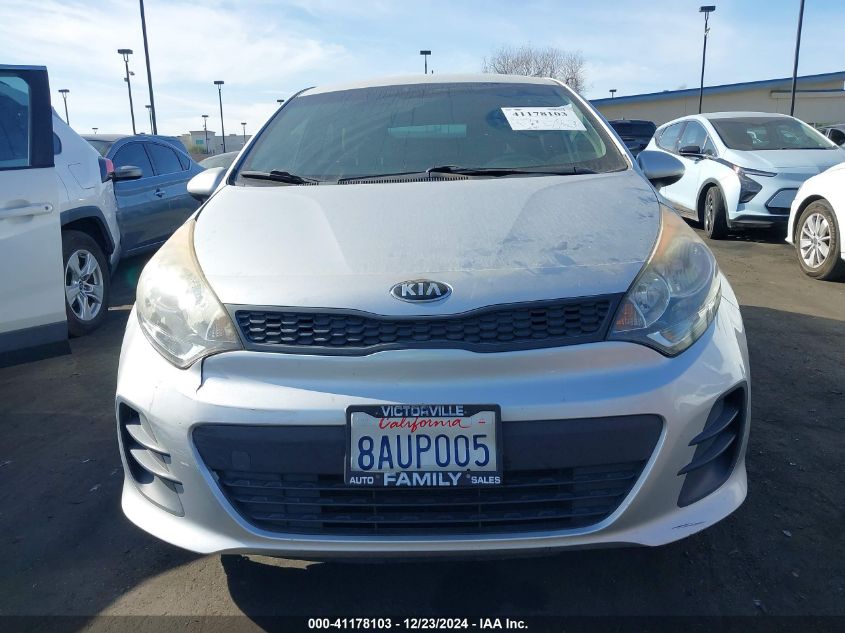 2017 Kia Rio Lx VIN: KNADM5A36H6036955 Lot: 41178103