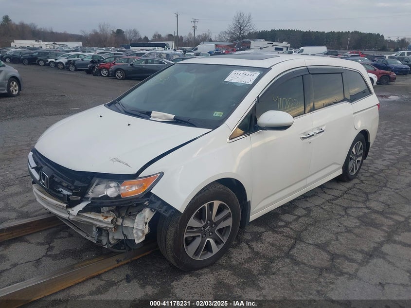 Vin: 5fnrl5h94eb109049, lot: 41668521, honda odyssey touring/touring elite 20142