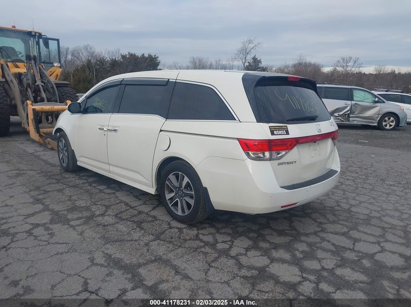Vin: 5fnrl5h94eb109049, lot: 41668521, honda odyssey touring/touring elite 20143