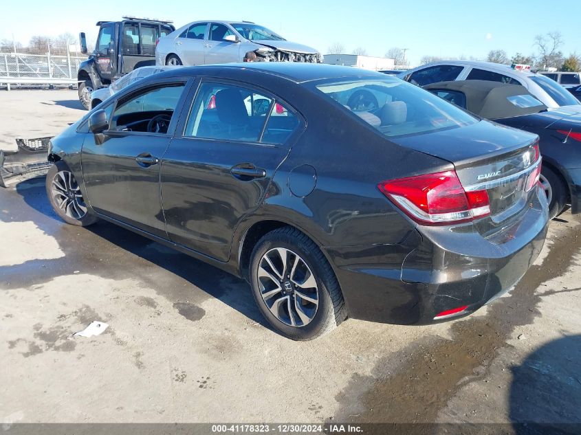 VIN 19XFB2F86DE270280 2013 Honda Civic, EX no.3