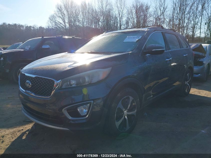 VIN 5XYPHDA59GG020583 2016 KIA SORENTO no.2