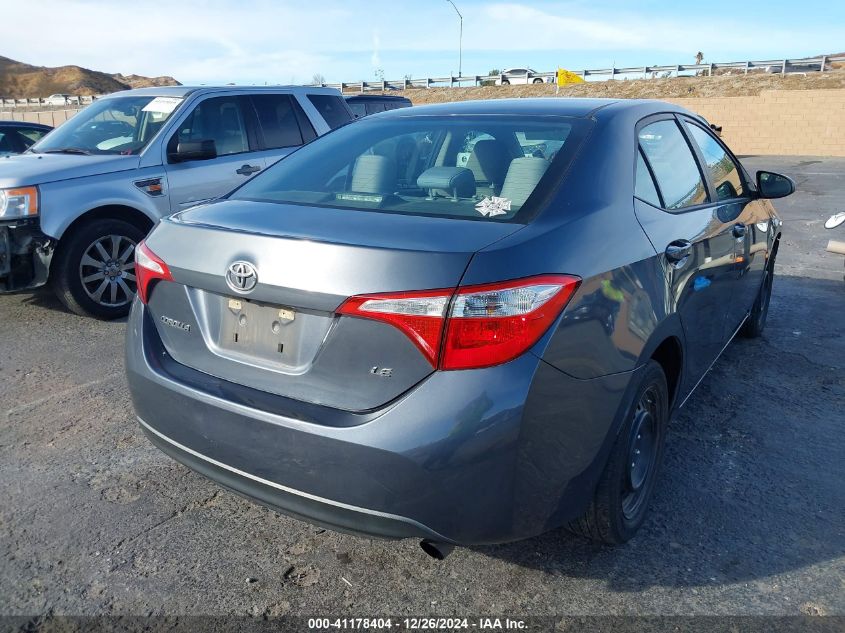 2015 TOYOTA COROLLA LE - 5YFBURHE5FP351793