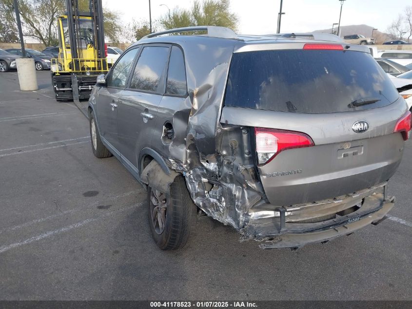 VIN 5XYKT4A70FG601172 2015 KIA Sorento, Lx V6 no.3