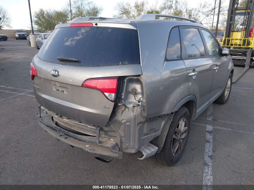 VIN 5XYKT4A70FG601172 2015 KIA Sorento, Lx V6 no.4