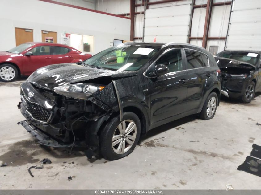 VIN KNDPMCAC1J7353482 2018 KIA Sportage, LX no.2