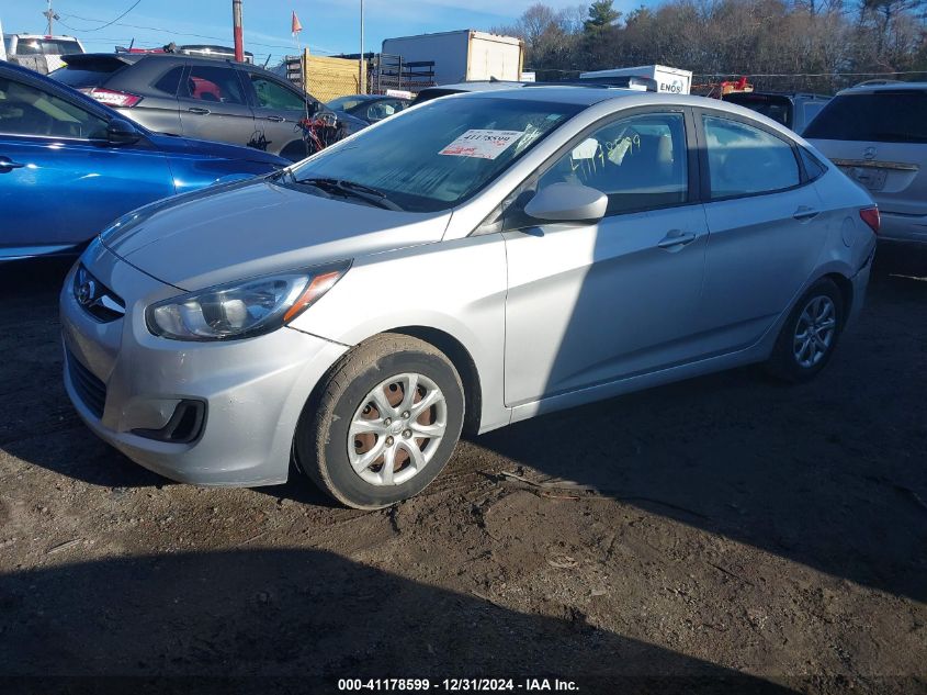 VIN KMHCT4AE0DU452160 2013 Hyundai Accent, Gls no.2